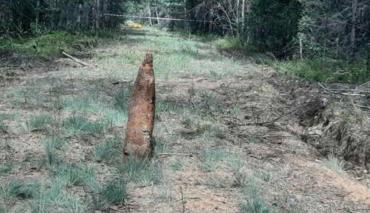 В Барановичском районе обнаружили снаряд времен Великой Отечественной войны